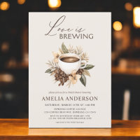 El amor es producir café Latte Boho Bridal Shower