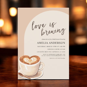 Invitación El amor es producir Moda Arco Café Ducha de novias