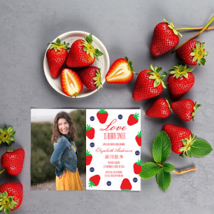 Invitación El amor es una fruta dulce Bridal Shower