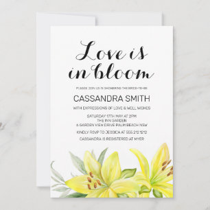 Invitación El Amor Está En Bloom Una Ducha De Novias Floral D