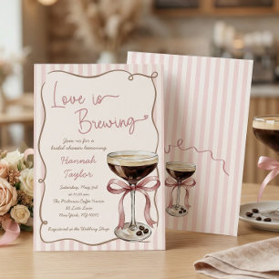 Invitación El amor está en ebullición: Bridal Shower de Marti
