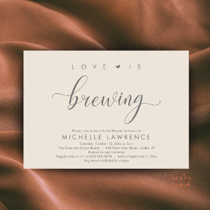 Invitación El amor está en ebullición Fiesta de cerveza para