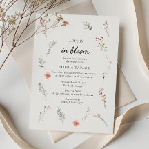 El amor está en flor delicada lluvia de boda
