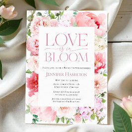 Invitación El amor está en flor | Wild Garden Frame Bridal Sh