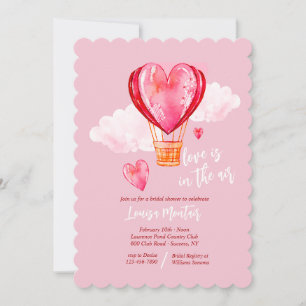 Invitación El amor está en la ducha Air Bridal