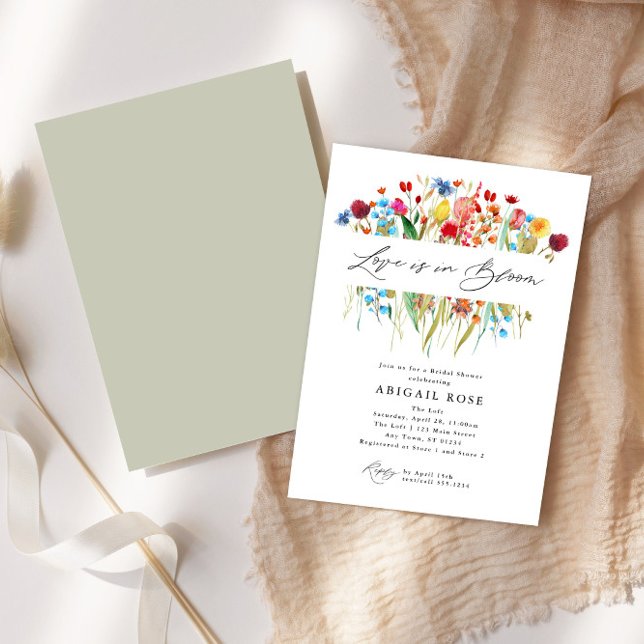 Invitación El amor está en la sombra de las novias en Bloom S (Subido por el creador)