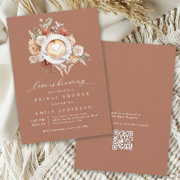 Invitación El amor está generando una ducha de novias con flo