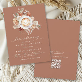 Invitación El amor está generando una ducha de novias con flo