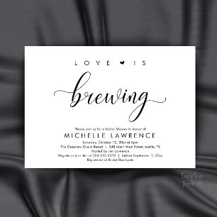 Invitación El amor está hirviendo Fiesta de cerveza para la d