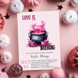 Invitación El amor está preparando caldero de Potion Bridal S