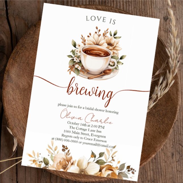 Invitación El amor está preparando ducha de novia (Subido por el creador)