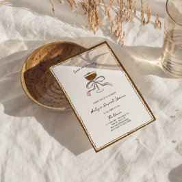 Invitación El amor está preparando la ducha de novia Espresso