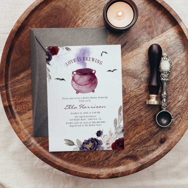Invitación El amor está preparando la ducha de novias de Hall (Subido por el creador)