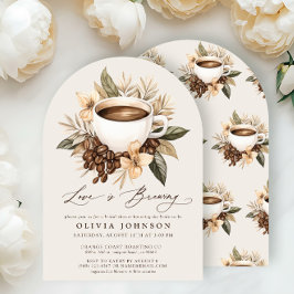 Invitación El amor floral está generando ducha de novia