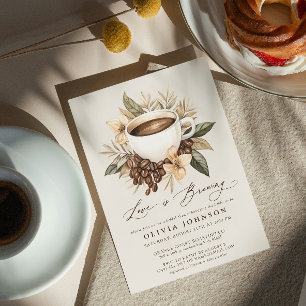 Invitación El amor floral está generando ducha de novia
