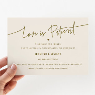 Invitación El amor minimalista es el crema de actualización d