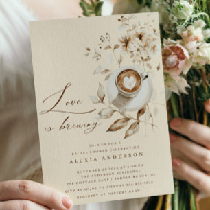 Invitación El Amor Moderno Es La Ducha De Las Novias