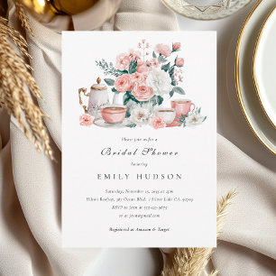 Invitación El amor por el café está en ebullición Desayuno Fl
