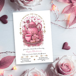 Invitación El amor se está fabricando una vieja ducha de Fies