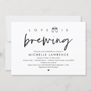 Invitación El amor se está fraguando, Beer Fiesta Bridal Show