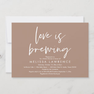 Invitación El amor se está fraguando, Beer Fiesta Bridal Show