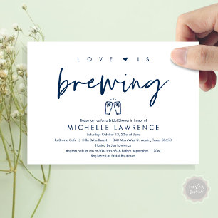 Invitación El amor se está fraguando, Beer Fiesta Bridal Show