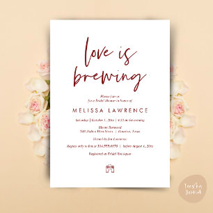Invitación El amor se está fraguando, Fiesta de cerveza Brida
