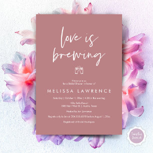 Invitación El amor se está fraguando, Fiesta de cerveza de la