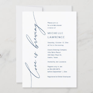 Invitación El amor se está fraguando, la celebración de la Fi