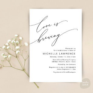 Invitación El amor se está fraguando, la celebración de la Fi