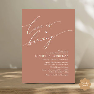 Invitación El amor se está fraguando, la celebración de la Fi