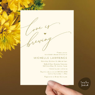 Invitación El amor se está fraguando, la celebración de la Fi