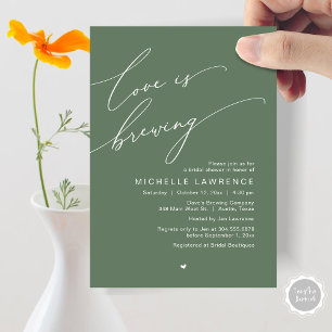 Invitación El amor se está fraguando, la celebración de la Fi