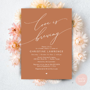 Invitación El amor se está fraguando, la celebración de la Fi