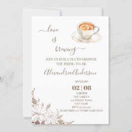 Invitación El amor se está preparando la ducha de novia Invit