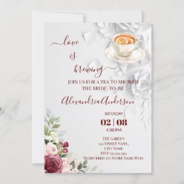 Invitación El amor se está preparando la ducha de novia Invit