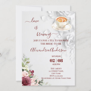 Invitación El amor se está preparando la ducha de novia Invit