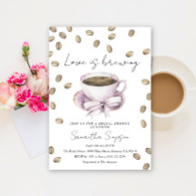 El amor se está preparando para la ducha de novias