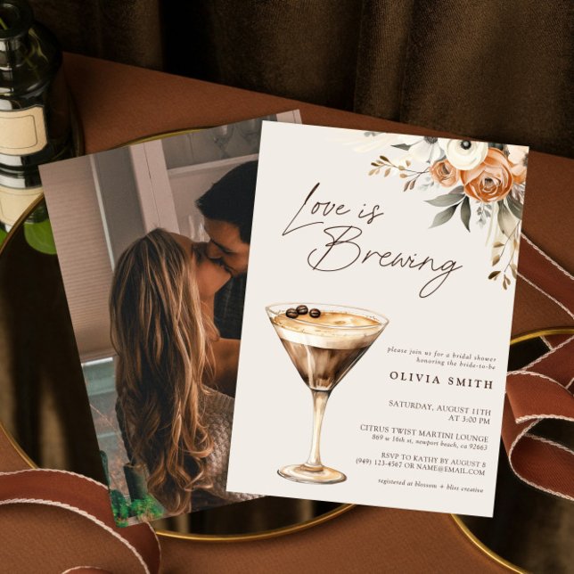 Invitación El amor se está produciendo foto Espresso Martini  (Subido por el creador)