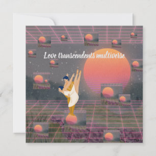 Invitación El amor trasciende multiverso