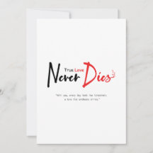 El amor verdadero nunca muere