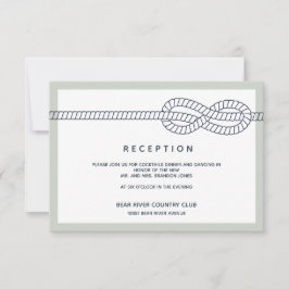 Invitación El ancla | Alojamiento de la recepción de bodas