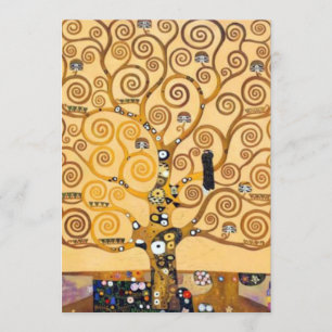 Invitación El Árbol De La Vida Gustav Klimt