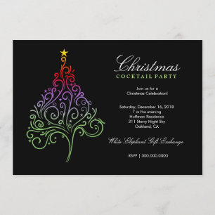 Invitación el árbol de navidad 311-Magical invita al  