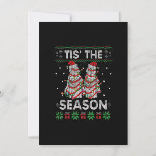 Invitación El árbol de Navidad de temporada hace que Debbie B