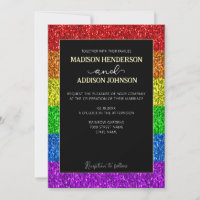 El arcoiris de la bandera LGBT enciende a boda gay