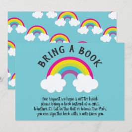 Invitación El arcoiris trae un libro
