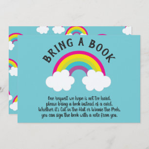 Invitación El arcoiris trae un libro