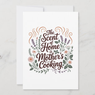 Invitación El Aroma Del Hogar Es La Cocina De Mamá