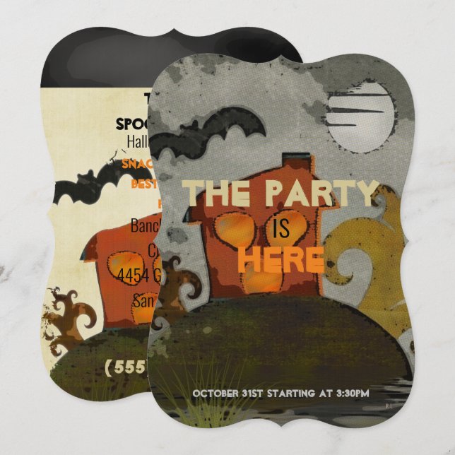 Invitación El Arte Folklórico Caprichoso de The Spookz (Anverso / Reverso)